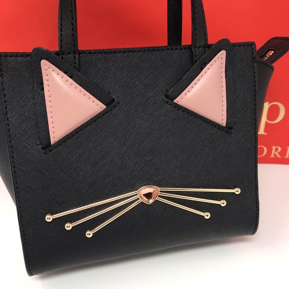 ➕ Kate spade mini Hayden jazz things up cat bag - Picture 2 of 5